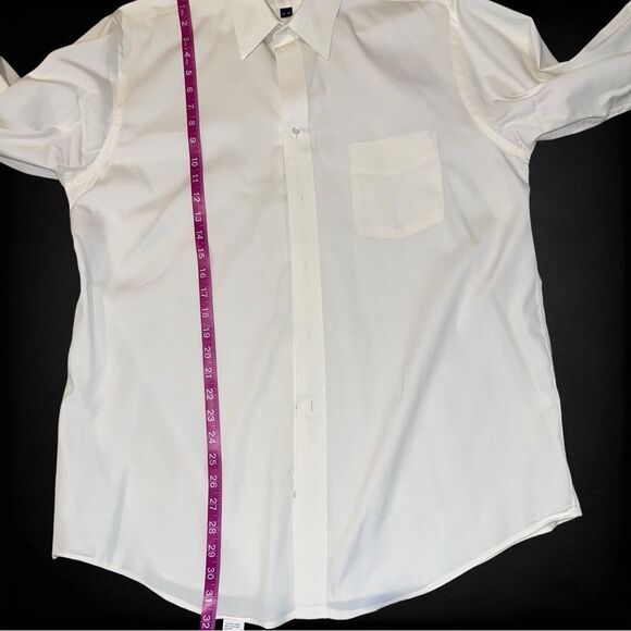 Mens John Clarendon Dress Shirt Neck 16-35 - Picture 4 of 6